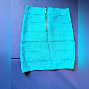 Elegant Teal bandage Skirt